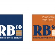 Sponsor labels for Ridgefield Bicycle Sport Club sponsors