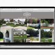 Sample website portfolio project showcasing an affluent Fairfield County home exterior and landscaping renovations